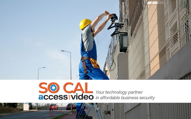installer for industrial security cameras